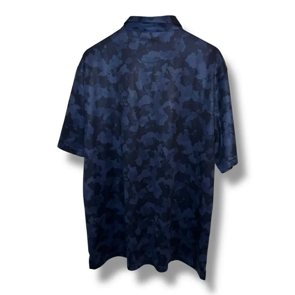 Horn Legend Moonlight Camo Performance Golf Polo Shirt Sz Men’s XXL